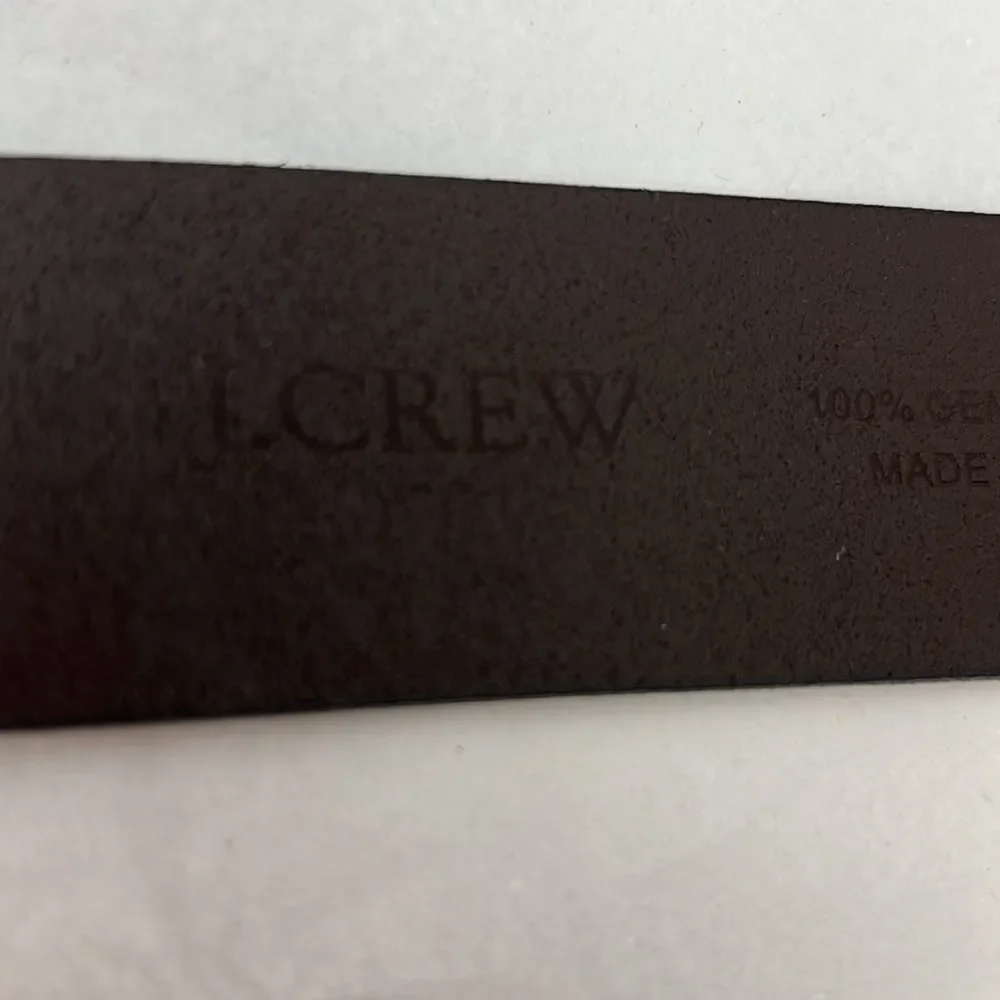 J. Crew Factory bw731 Wide Leather Belt For Men  size 34 NWT